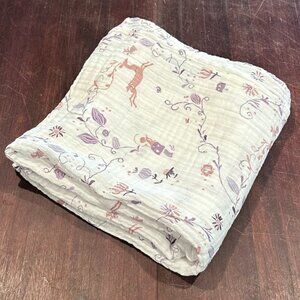 Aden + Anais "Once Upon A Time" Lightweight Muslin Blanket - 100% Organic Cotton